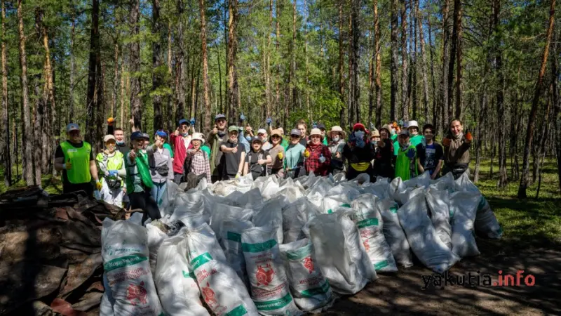 Массовая акция по уборке мусора пройдет в Якутске