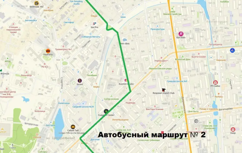 С 7 декабря автобусные маршруты №2 и №19 будут ездить по скорректированным схемам