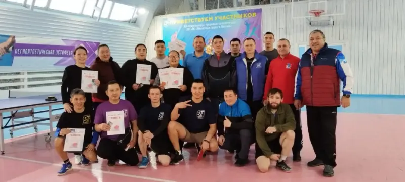 Команда Вагонно-пассажирской службы стала победителем соревнований по настольному теннису