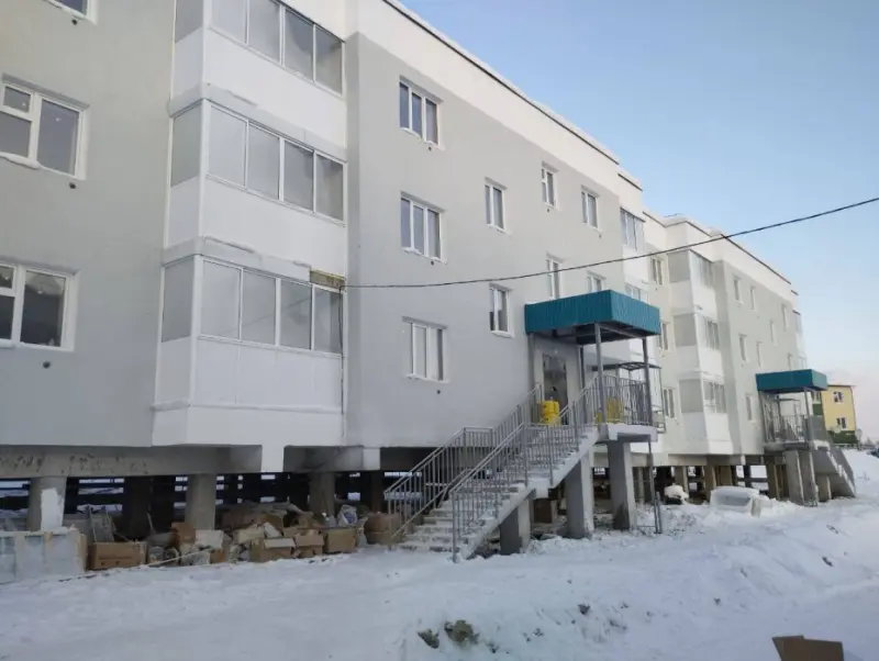 Подрядчик отстаёт от графика ввода домов для переселенцев из аварийного жилья в Оленёкском районе