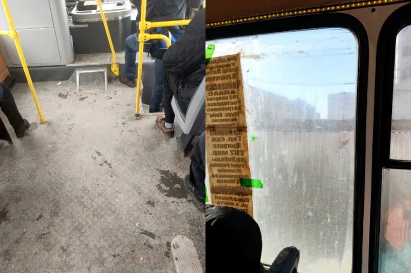 Читатель «ЯИ» подняла проблему грязных автобусов в Якутске