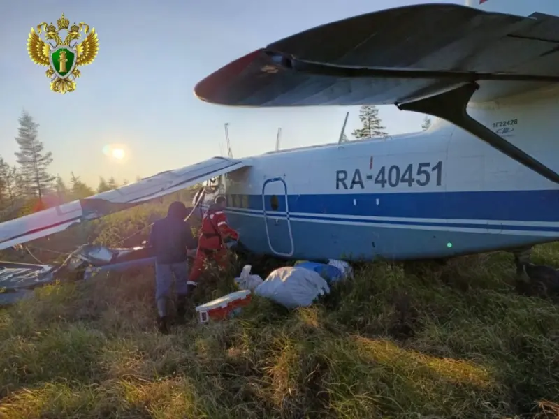 Ан-2 совершил вынужденную посадку в Якутии