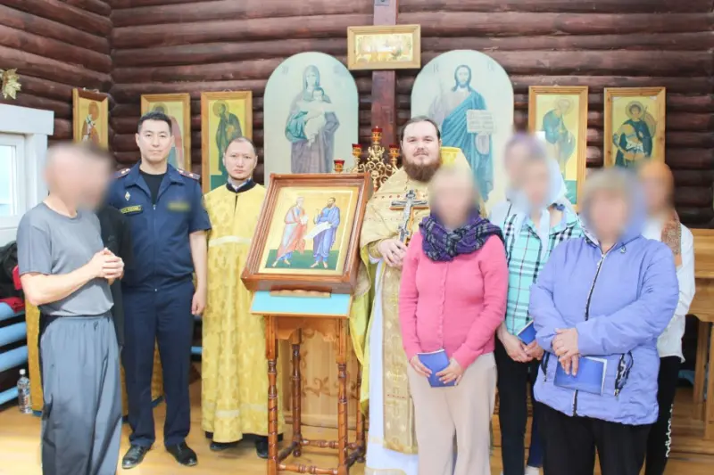 В колонии № 2 проведена Божественная литургия