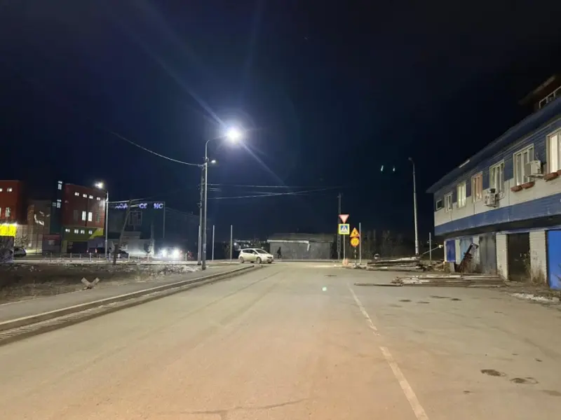 В Якутске завершил капитальный ремонт улицы Севастопольской