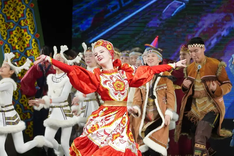 Концерт «Славим Дружбу! Мир! Россию!» прошел в Якутске 4 ноября