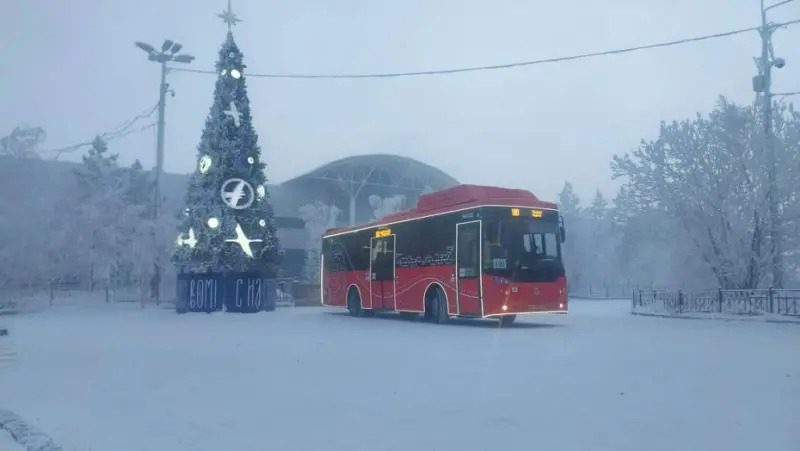 В новогоднюю ночь в Якутске запустят бесплатный автобусный маршрут