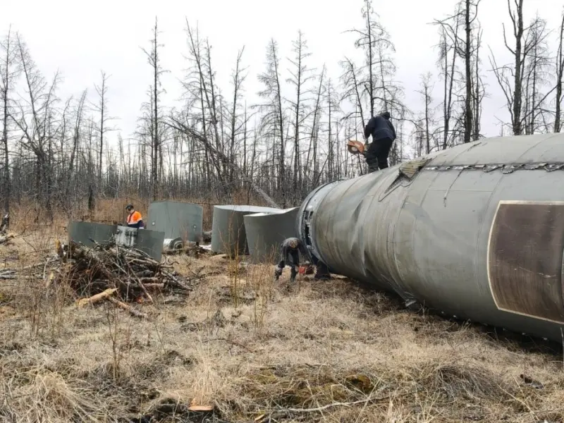 В Вилюйском районе проводят замеры радиационного фона ракеты-носителя, упавшей еще в декабре