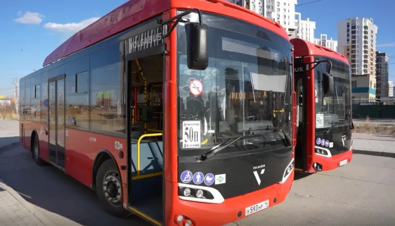 В Якутске запустили подвозной автобусный маршрут № 50П
