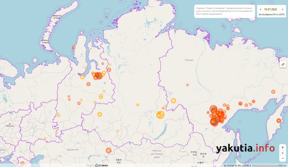 Термоточки россии карта