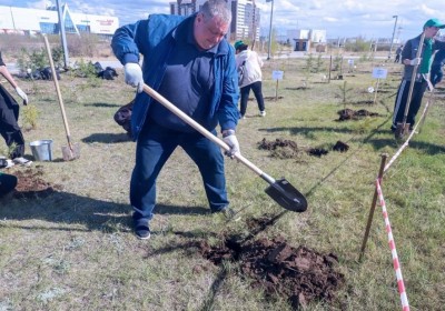 Железнодорожники приняли участие в акции «Сад памяти»