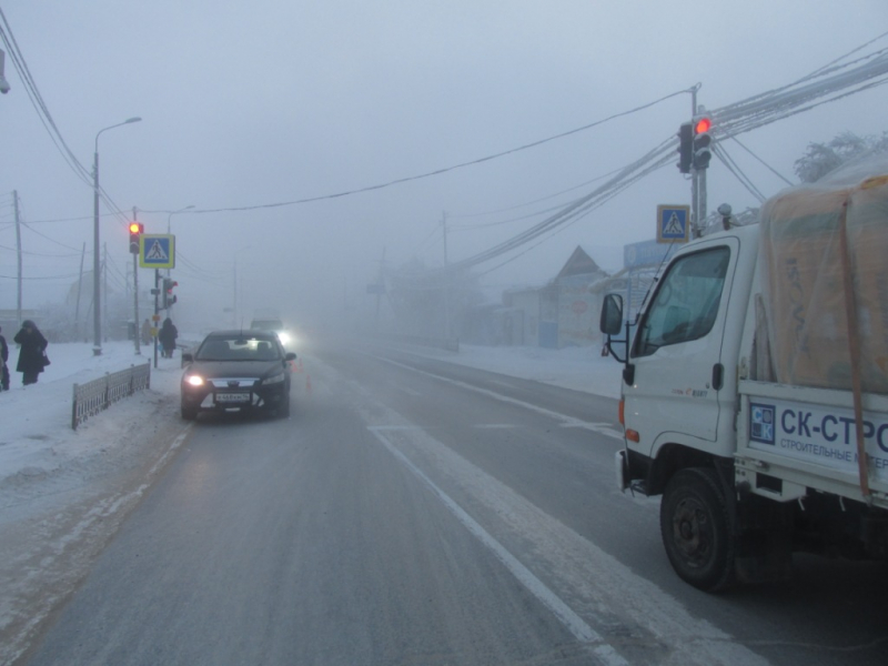 В Якутске нетрезвый водитель совершил ДТП, пострадал ребенок