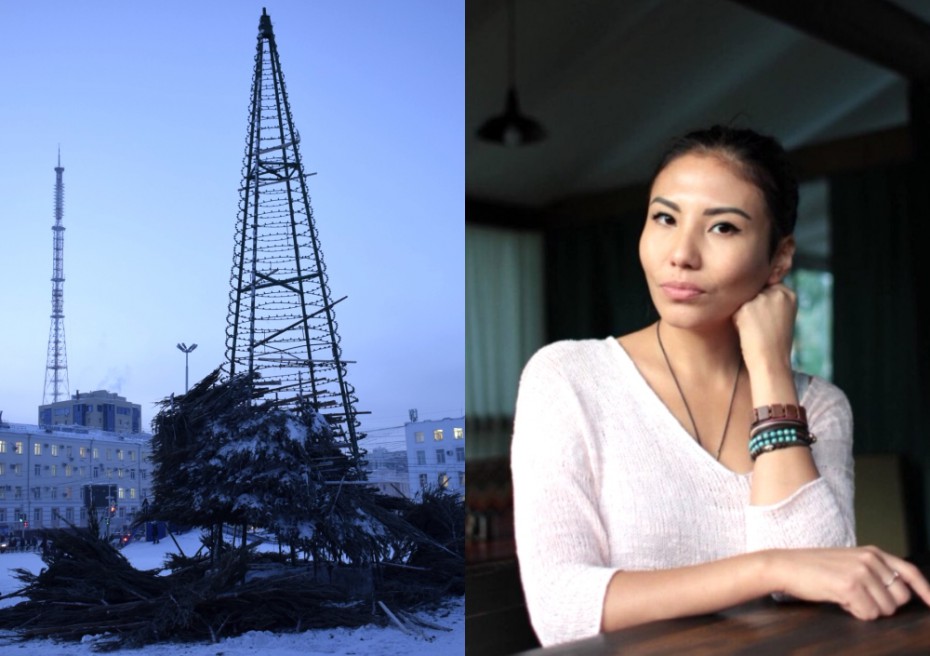 Телеведущая Марика Аммосова возмущена вырубкой елок правительством Якутии