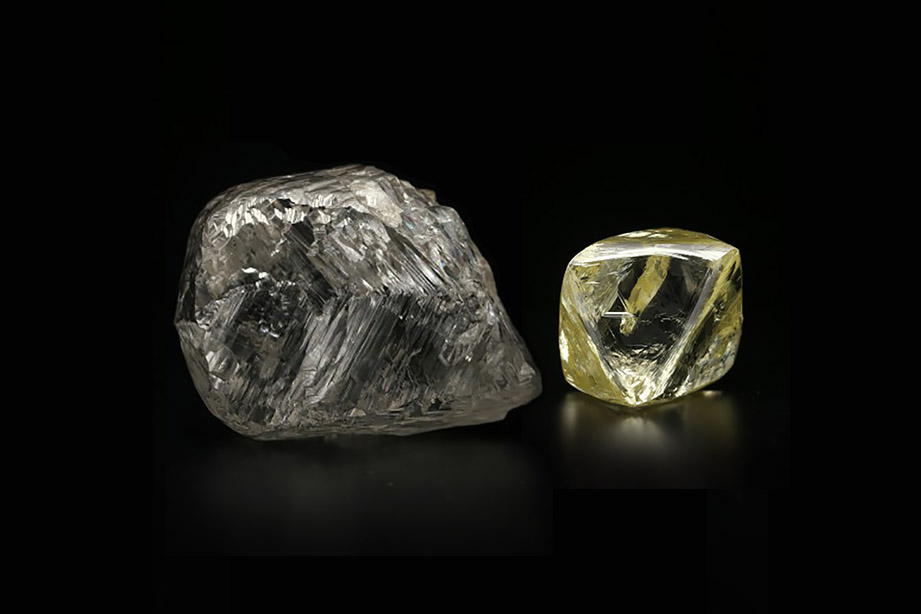 АЛРОСА в январе добыла на трубке "Юбилейная" два редких алмаза