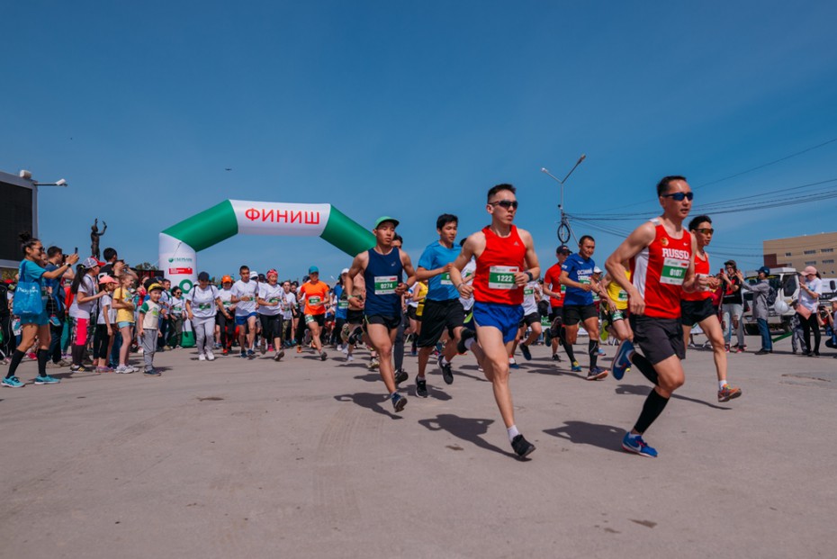 Якутяне пробежали Зелёный марафон Сбербанка