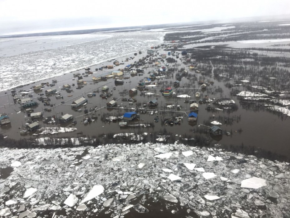 Село Усть-Янск полностью подтоплено