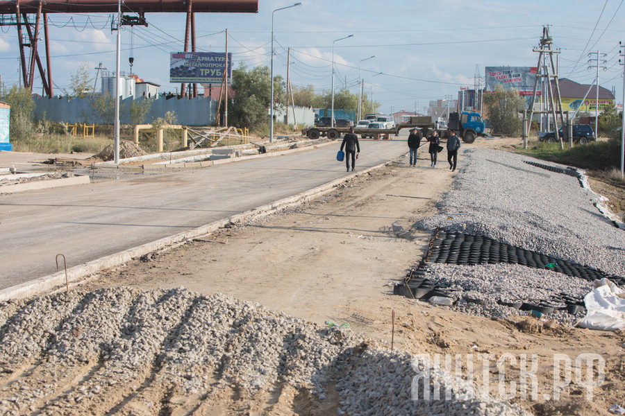 В Якутске продолжается капитальный ремонт Хатынг-Юряхского шоссе