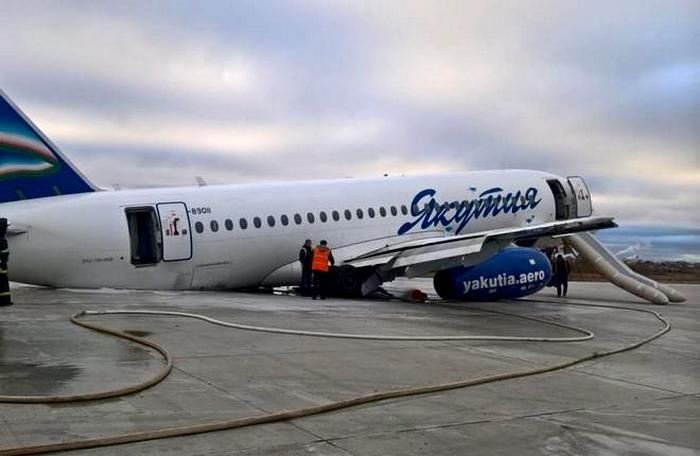 Sukhoi Superjet-100 после инцидента в аэропорту Якутска не подлежит восстановлению