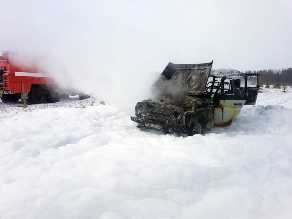 В трех районах Якутии сгорели автомобили