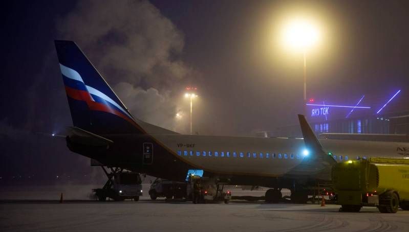 Первый рейс «Аэрофлота» в сезоне 2018 года вылетел в Москву из Якутска