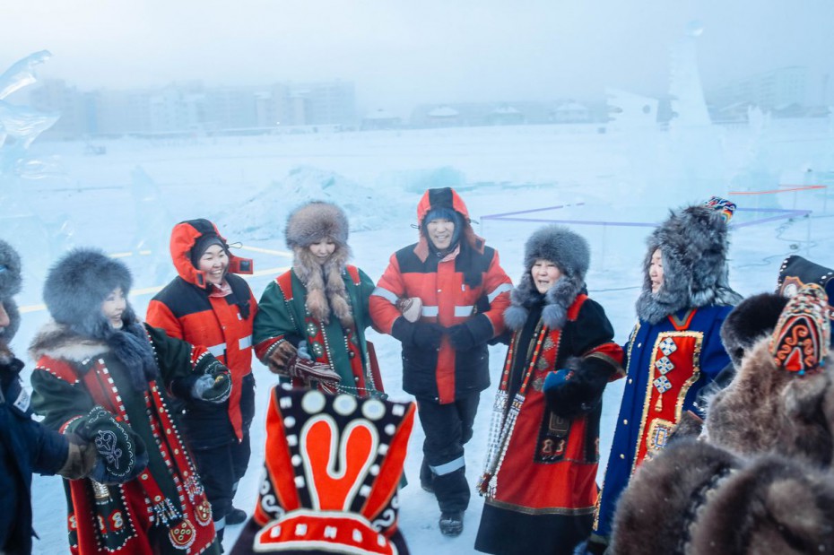 Лёд и снег: В Якутске завершился конкурс снежных и ледовых скульптур «Бриллианты Якутии»