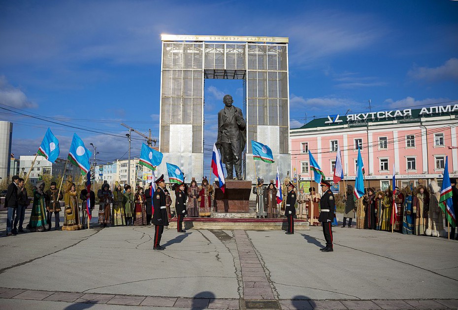 О временном перекрытии улиц в праздничный день в Якутске 27 апреля