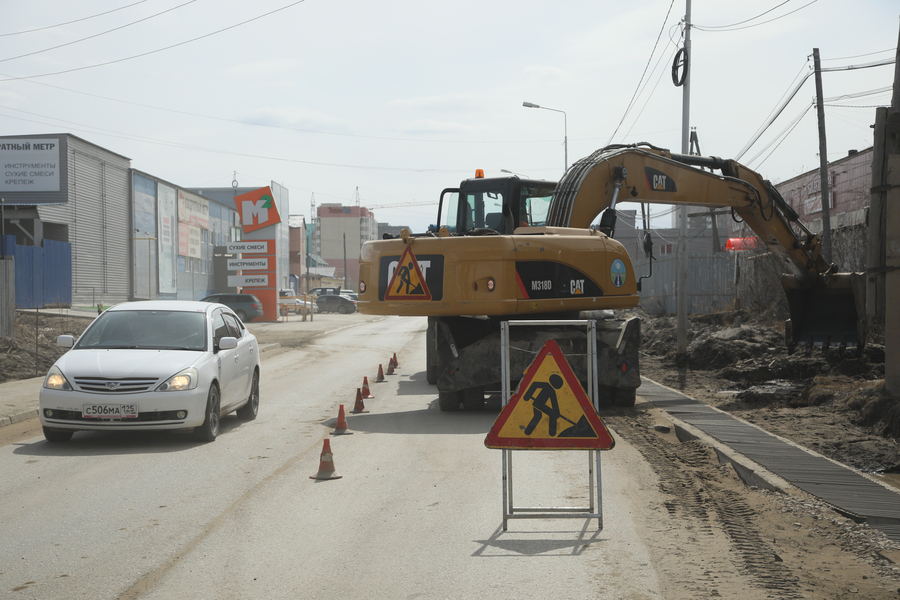 К капитальному ремонту улицы Бестужева Марлинского приступили в Якутске