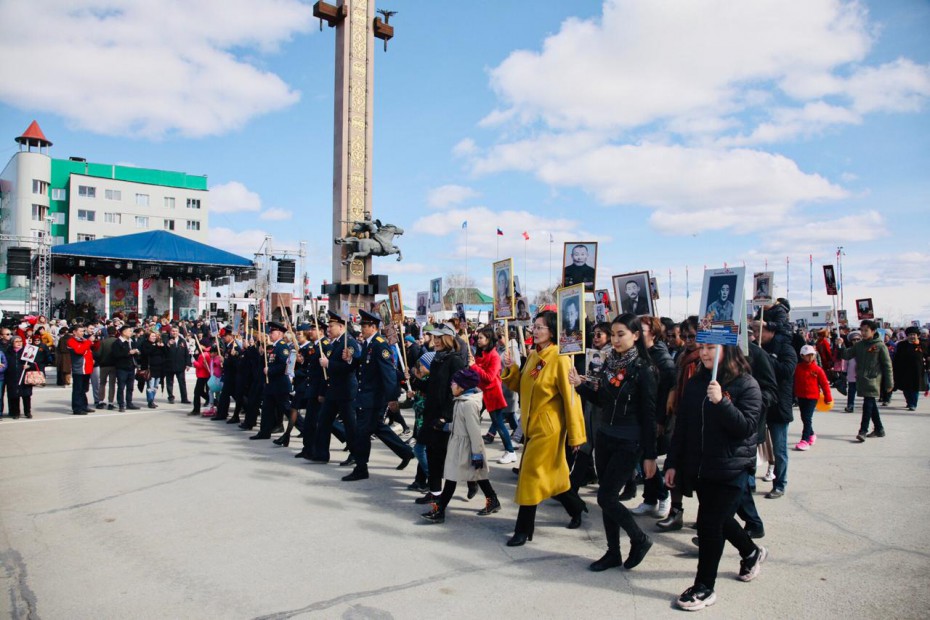 В акции «Бессмертный полк» в Якутске приняли участие 40 тысяч человек