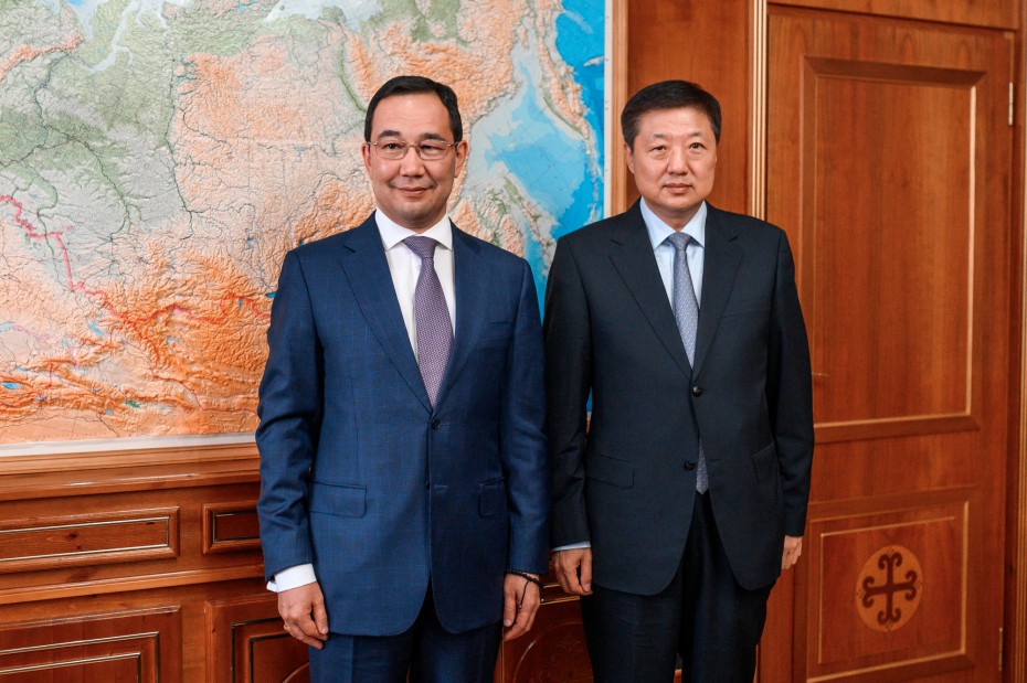 Глава Якутии принял делегацию из китайской провинции Хэйлунцзян