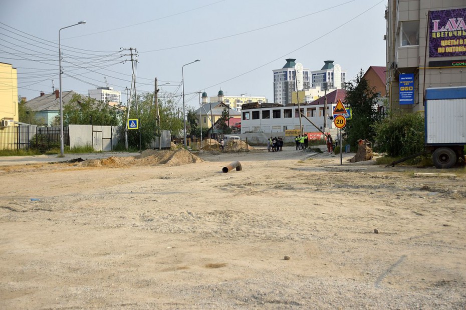 На время капитального ремонта в Якутске перекрыты 12 улиц