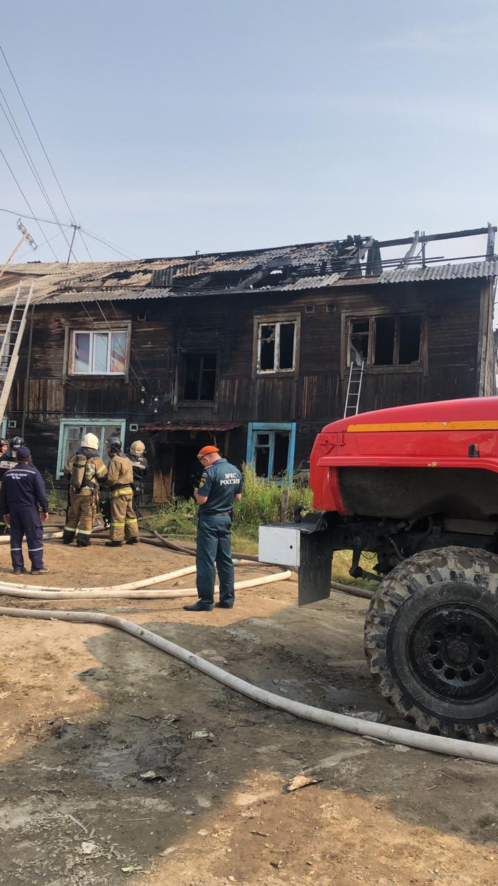 Власти Якутска помогут жильцам пострадавшего при пожаре дома по ул. Кеши Алексеева