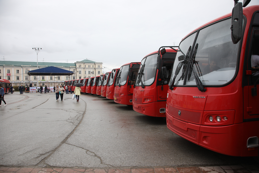Городской автопарк Якутска пополнился новыми автобусами