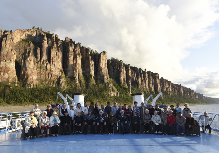 Ветераны Якутска посетили национальный природный парк «Ленские столбы»