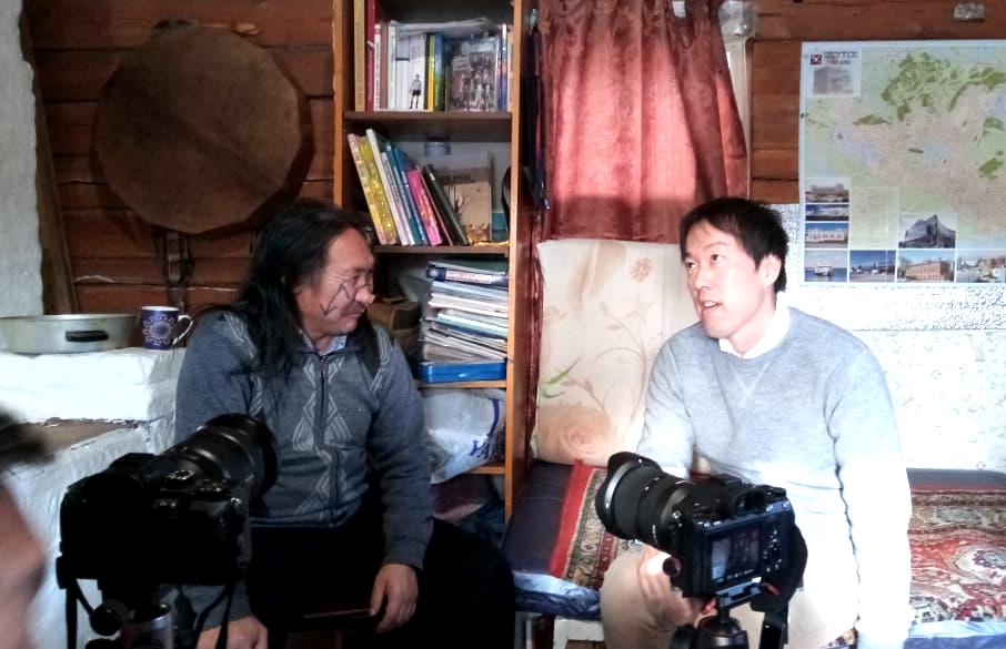 К шаману Габышеву приехал журналист крупного японского информагентства