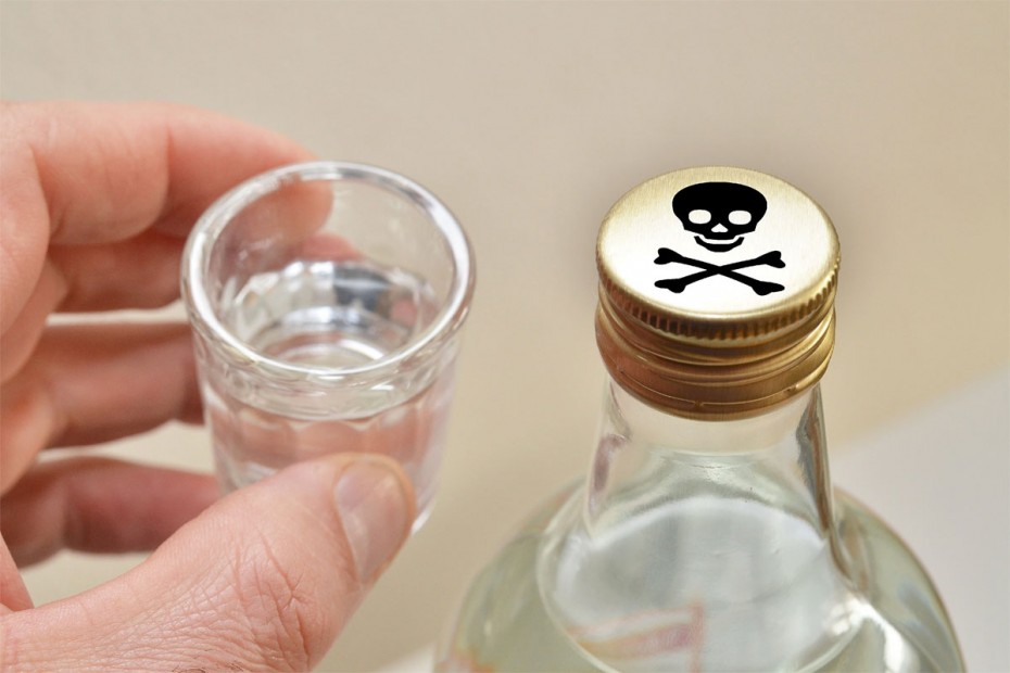 В России на 11,9% выросла смертность от случайных отравлений алкоголем