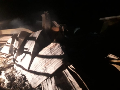 Три трупа обнаружены при тушении пожара в деревянном доме Мегино-Кангаласского района