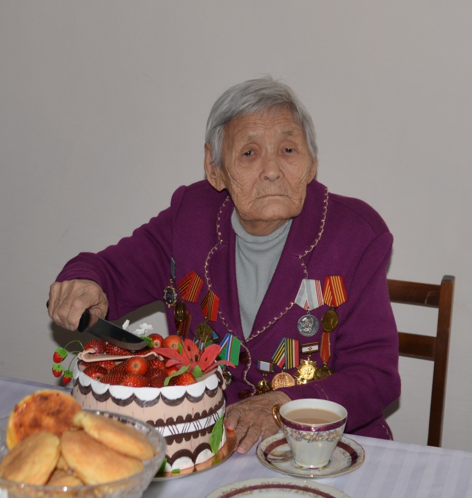 Ветерану тыла Дарии Алексеевой исполнилось 95 лет