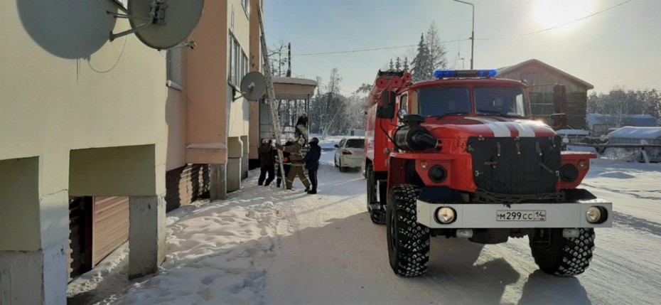 Благодаря оперативности пожарных Якутии спасена жизнь ветерана