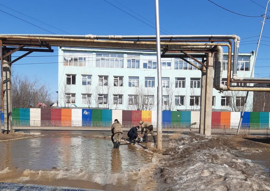 В Гагаринском округе за день откачано более 900 кубометров талых вод