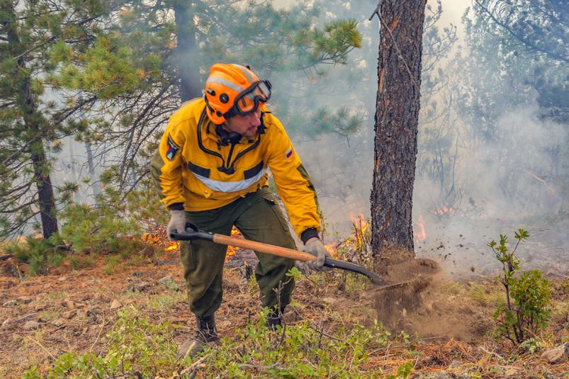 На территории Якутии действует три природных пожара