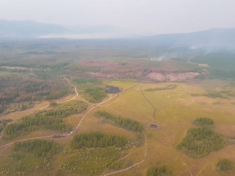 На территории Якутии действует 34 природных пожара