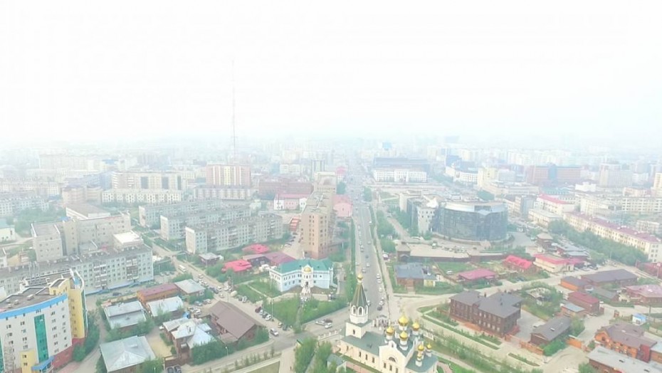 Загрязнение воздуха по четырем показателям зафиксировано в Якутске
