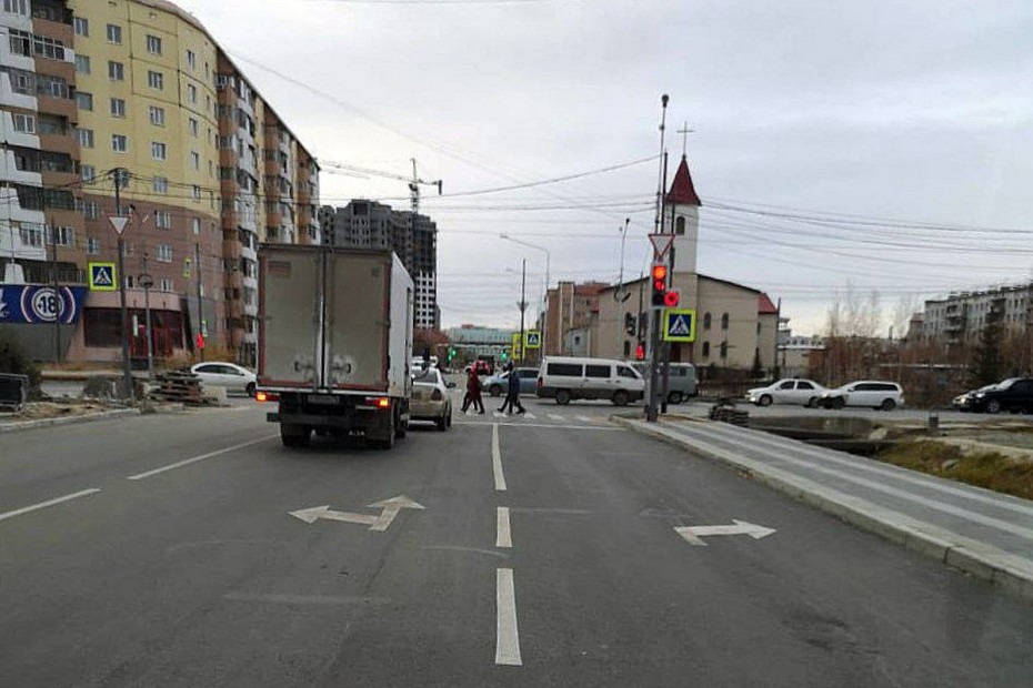 Управление дорог Якутска ответило на замечание горожанина о неправильной разметке на улице Курашова
