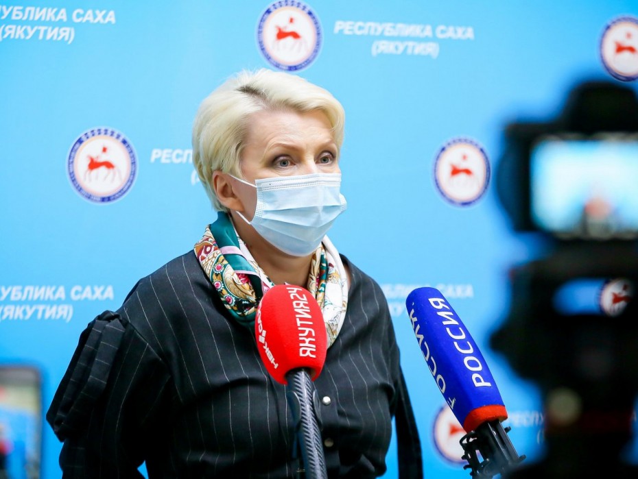 Ольга Балабкина: Впервые за долгое время в Якутске за сутки заболели менее ста человек