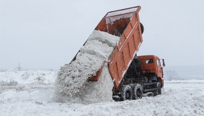 Полигон снега с Объездного шоссе будет перенесен на новое место
