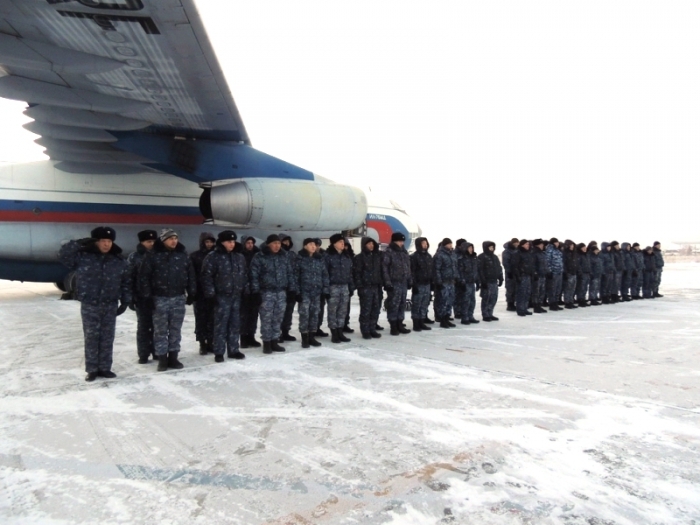 46 полицейских вернулись из командировки с Северного-Кавказа