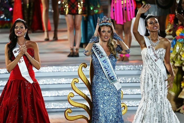 Россиянка стала второй на конкурсе "Мисс мира"