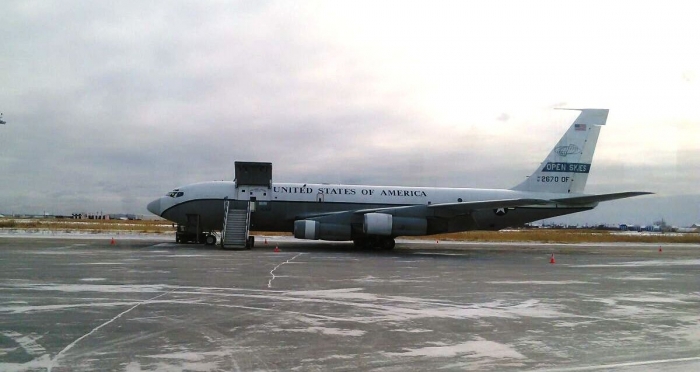 Фотофакт: в Якутске сел американский военный самолет