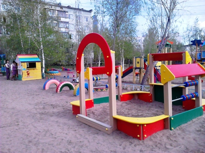 У детского сада «Золотинка» появилась новая прогулочная площадка - Новости  Якутии - Якутия.Инфо