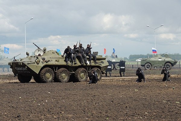 В Белгородской области открыли танкодром, первый в России
