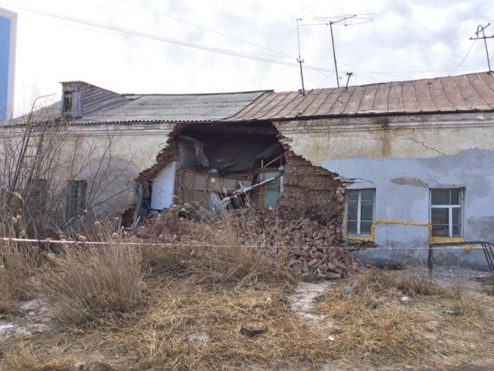 На улице Богдана Чижика обрушился жилой дом